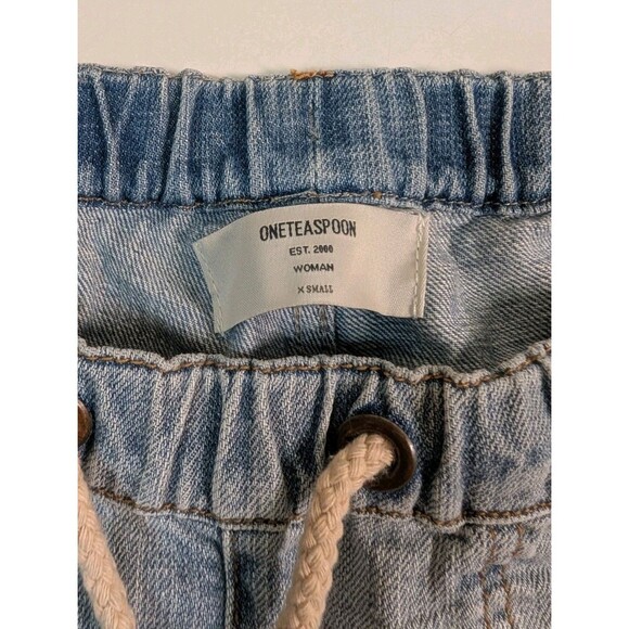 One Teaspoon Shabbies Drawstring Boyfriend Jeans Size XS - Picture 3 of 8